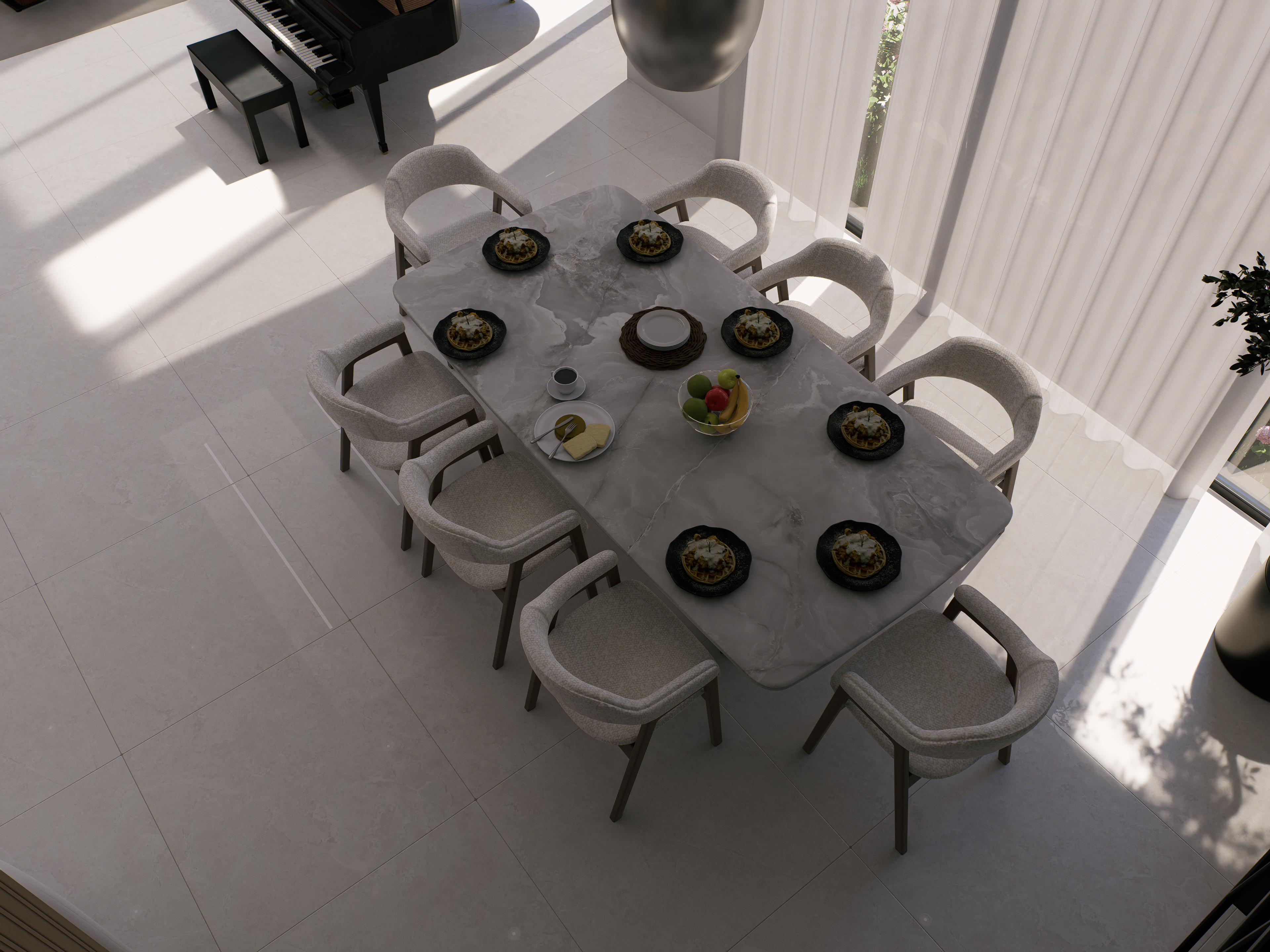 Anambra Villa Dining & Grand Piano